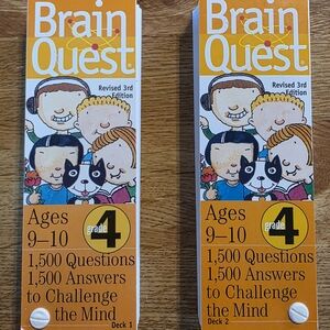 Grade 4 Trivia Card Game - Orange